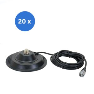Κουτί με μαγνητική βάση 20 τεμαχίων PNI 145/PL 145mm περιέχει καλώδιο 4m και βύσμα PL259