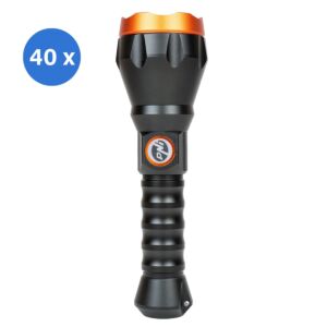 Κουτί με 40 τεμάχια φακού PNI Adventure F550 Crystal LED