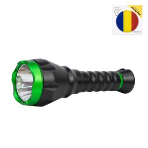 Φακός αλουμινίου PNI Adventure F750 Green Light με αυτοκόλλητη σημαία