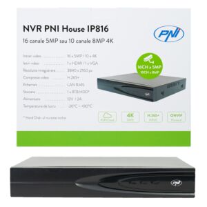 NVR PNI House IP16A2 με 16 κανάλια IP 4K