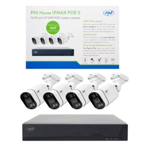 Κιτ παρακολούθησης βίντεο POE PNI House IPMAX POE 5