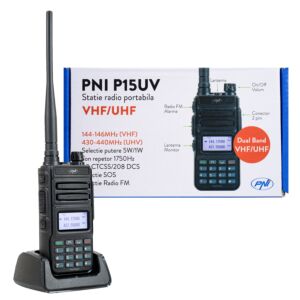 Φορητός ραδιοφωνικός σταθμός VHF / UHF PNI P15UV