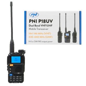 Φορητός ραδιοφωνικός σταθμός VHF/UHF PNI P18UV, dualband