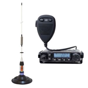 Πακέτο ραδιοφωνικού σταθμού CB PNI Escort HP 6500 PRO, ASQ, VOX, NRC με κεραία CB PNI ML70 με μαγνήτη