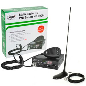 CB PNI ESCORT HP 8000L Κιτ ραδιοφωνικού σταθμού ASQ + CB PNI Extra 45 Κεραία με μαγνήτη