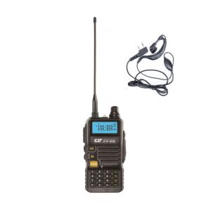 Πακέτο Φορητός ραδιοφωνικός σταθμός VHF/UHF CRT FP00 διπλής ζώνης και ακουστικά PNI HS82
