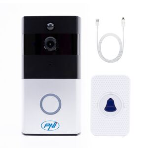 PNI SafeHome PT710B WiFi HD, P2P Smart Video Intercom Package και καλώδιο USB 2.0 σε Micro USB 1m