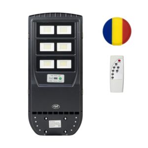 Πακέτο λαμπτήρων φωτισμού οδών PNI SL220 200W, με ενσωματωμένο ηλιακό πάνελ + δώρο αυτοκόλλητου μαξιλαριού σημαίας