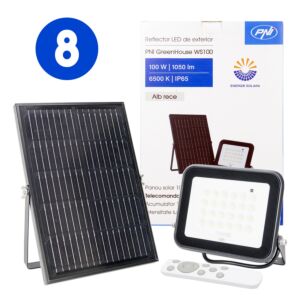 Κουτί με ανακλαστήρα LED 8 τεμαχίων PNI GreenHouse WS100