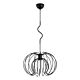 Κρεμαστό φωτιστικό ADVITI BOLA 1P AD-LD-6221BE27, E27, μέγιστο 60W, μαύρο