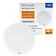 Φωτιστικό οροφής LED PNI D-Light CL2425 24W, στρογγυλό, 4200K, τροφοδοσία 230V, 2640 lm, ουδέτερο λευκό, διάμετρος 29 cm