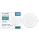 Προβολέας LED PNI D-Light CL2506 6W, χωνευτός, στρογγυλός, 120,5*28,4mm, 6400K, Τροφοδοτικό 230V, 660 lm, λευκό