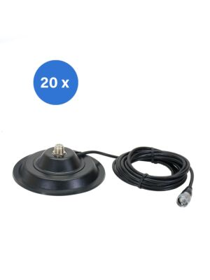 Κουτί με μαγνητική βάση 20 τεμαχίων PNI 145/PL 145mm περιέχει καλώδιο 4m και βύσμα PL259