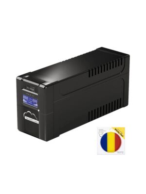 Πακέτο UPS SilverCloud SafePC 650AVR, ισχύς 360W και αυτοκόλλητη σημαία που περιλαμβάνεται