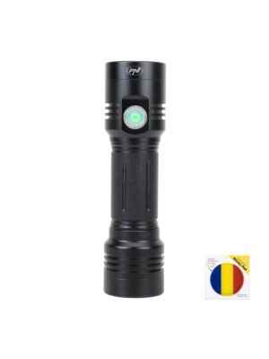 Συσκευασία διπλού φακού αλουμινίου PNI Adventure F200 με LED, μπαταρία 4000mAh και αυτοκόλλητη σημαία Pad που περιλαμβάνεται