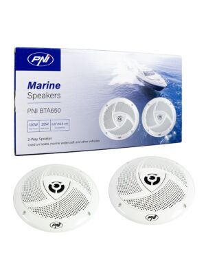 Ομοαξονικά ηχεία για σκάφη PNI BTA650, 120W, 16,5 cm, σετ 2