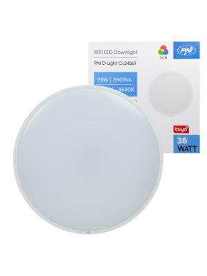 LED φωτιστικό οροφής PNI D-Light CL2436T Wi-Fi, Tuya, RGB