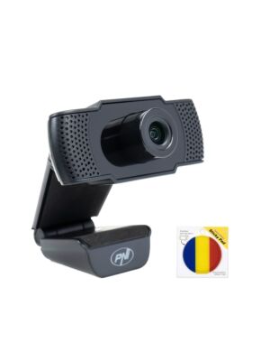 Πακέτο κάμερας Web PNI CW1850 Full HD 1080P 2MP, περιλαμβάνεται USB, κλιπ και αυτοκόλλητο Flag Pad