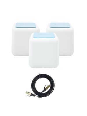 Πακέτο συστήματος πλέγματος Wi-Fi PNI GB1200 Gigabit και καλώδιο δικτύου 1bc S/STP CAT7 PNI U7015B 1,5m