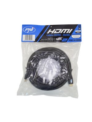 PNI H1000 Υψηλής ταχύτητας 1.4V καλώδιο HDMI, plug-in, Ethernet, επιχρυσωμένο, 10m