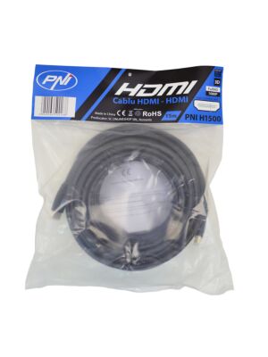 PNI H1500 Υψηλής ταχύτητας 1.4V καλώδιο HDMI, plug-in, Ethernet, επιχρυσωμένο, 15m