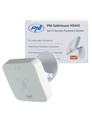 Αισθητήρας παρουσίας Wi-Fi PNI SafeHouse HS402, με κύματα ραντάρ χιλιοστών, εμβέλειας 10 m, ανιχνεύει κίνηση και παρουσία