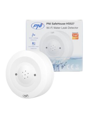 PNI SafeHouse HS527 ανιχνευτής πλημμύρας με Wi-Fi, με ηχητικό συναγερμό 80dB, ενσωματωμένο ηχείο, για πλημμύρες και