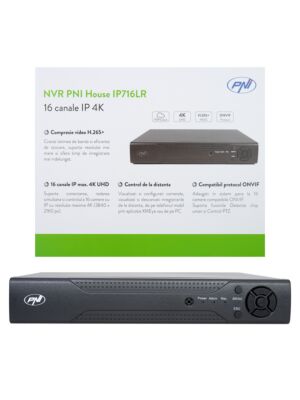 PNR House IP716LR NVR, 16 κανάλια IP 4K, H.265