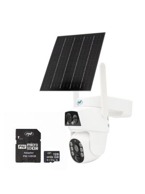 Πακέτο κάμερας παρακολούθησης βίντεο PNI IP894 GSM 4G PTZ και κάρτα μνήμης MicroSD PNI 128GB