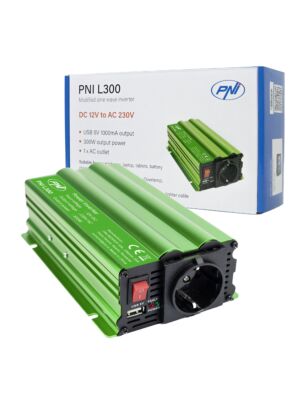 Μετατροπέας τάσης PNI L300 12V τροφοδοσία 230V έξοδος 300W