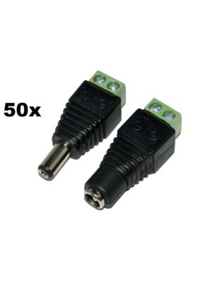 Σετ 50bc PNI M02 Mother/Male Power Plugs για συστήματα επιτήρησης