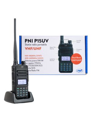 Φορητός ραδιοφωνικός σταθμός VHF / UHF PNI P15UV