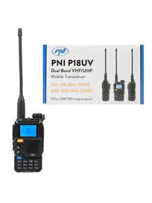 Φορητός ραδιοφωνικός σταθμός VHF/UHF PNI P18UV, dualband