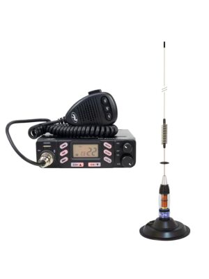 Πακέτο ραδιοφωνικού σταθμού CB PNI Escort HP 6800 ASQ, 12/24 V με κεραία CB PNI ML70 με μαγνήτη