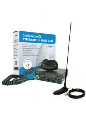 Ασύρματο ακουστικό CB PNI ESCORT HP 8001L ASQ + ακουστικά HS81L + CB PNI Extra 45 Κεραία με μαγνήτη