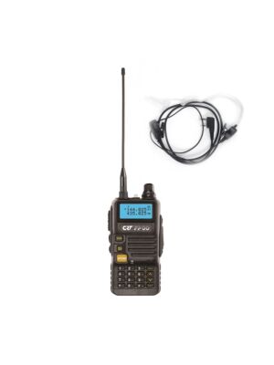Πακέτο: Φορητός ραδιοφωνικός σταθμός VHF/UHF CRT FP00 Dual Band και ακουστικά PNI HS84