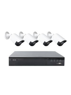 PNI House IPMAX POE22S κιτ παρακολούθησης βίντεο, NVR και 4 κάμερες bullet με 4MP