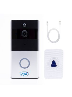 PNI SafeHome PT710B WiFi HD, P2P Smart Video Intercom Package και καλώδιο USB 2.0 σε Micro USB 1m