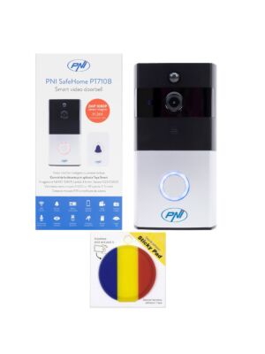 Πακέτο ενδοεπικοινωνίας βίντεο PNI SafeHome PT710B WiFi HD, P2P και Sticky Pad Flag Smart Video