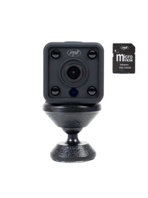 Πακέτο Mini Spy κάμερα παρακολούθησης PNI SafeHome PT945M 1080P WiFi, έλεγχος μέσω Tuya Smart + Micro κάρτα μνήμης