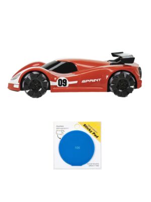 Πακέτο παιχνιδιού Silvercloud RedOne Sports Car με τηλεχειριστήριο και αυτοκόλλητο μαξιλαράκι σε μπλε χρώμα