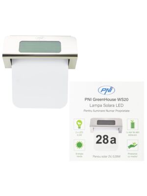 Ηλιακός λαμπτήρας LED PNI GreenHouse