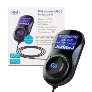FM PNI Valentine F800 Bluetooth FM Modulator